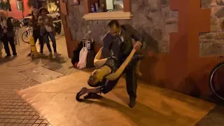 Argentine tango street performance