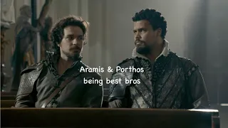 Aramis and Porthos being best bros for 11 minutes straight