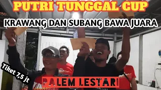 Lomba Mancing Putri Tunggal Cup Tiket 7,5 Juta || Juara Di Bawa Ke Krawang Dan Subang