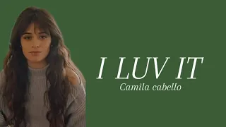 CAMILA CABELLO |I LUV IT |  LYRICS VIDEO FT. PLAYBOI CARTI