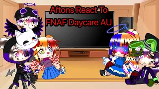 Aftons React To @rodamrixpink127’s FNAF Daycare AU ✨ | Gacha FNAF Reaction