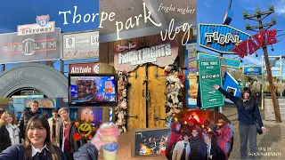 Thorpe Park Fright Night 2023 VLOG!👻🎢 | uk diaries🇬🇧