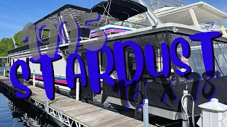 1995 Stardust 16’ x 78’ Widebody Houseboat For Sale by HouseboatsBuyTerry.com