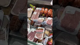 Foods in a Russian grocery store. Part 1