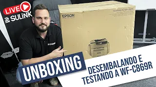 LIVE SULINK |  Unboxing da Impressora Epson WF-C869R