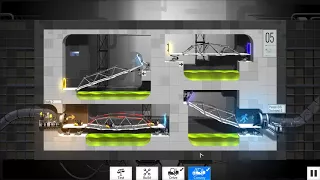 Bridge Constructor Portal Level 1-10 - Worlds Cheapest & Safe Solutions