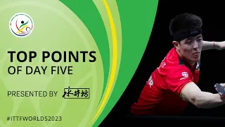 Top Points of Day 5 presented by Shuijingfang | #ITTFWorlds2023