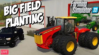 🔴LIVE |  Big Fields Means Big Equipment on Taheton Country Farm | Farming Simulator 22