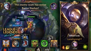 ENEMY JINX HAS STOLEN THE BARON NASHOR!!! │BLITZCRANK GAMEPLAY│LUNA GAMING ft. sereyr9th│WILD RIFT