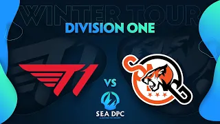 T1 vs Team SMG Tiebreakers - DPC SEA Div 1: Winter Tour 2021/2022 w/ GoDz & johnxfire