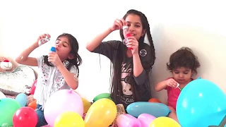 Blow bubbles | Let's make bubbles