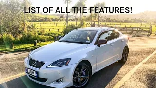 Interesting Lexus IS250/IS350/F features! (Lexus IS 250/350/F) (2005-2013)