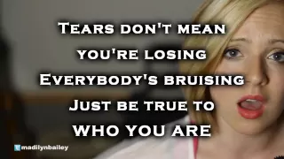 Madilyn Bailey - Who You Are cover with lyrics HD