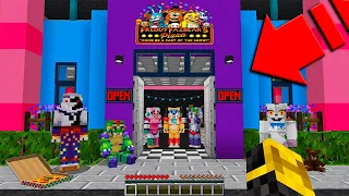 LA PIZZERIA DE FIVE NIGHTS AT FREDDY'S SECURITY BREACH EN MINECRAFT 😱🍕