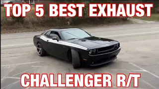 Top 5 BEST Exhaust Set Ups for Dodge Challenger R/T 5.7L HEMI!