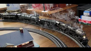 My MTH Big Boy and Yellowstone Doubleheader Action! in 4K HO Scale