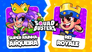 LIBEREI A SUPER RAINHA ARQUEIRA e O REI ROYALE, MAS TEM UM PROBLEMINHA no SQUAD BUSTERS