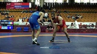 1/4 FS - 86 kg: Z. BERADZE (GEO) v. A. GROSUL (MDA)