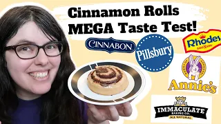 Grocery Store Cinnamon Rolls Taste Test! Cinnabon, Pillsbury, And More!