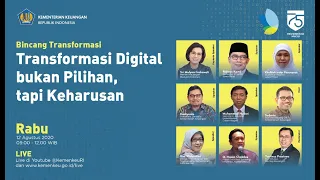 [EVENT] - Bincang Transformasi: Transformasi Digital bukan Pilihan, tapi Keharusan