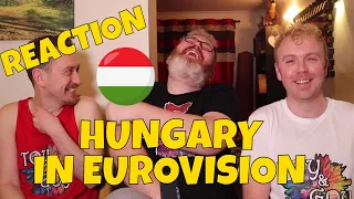 HUNGARY IN EUROVISION - REACTION - ALL SONGS 1993-2019