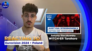 JUSTYNA STECZKOWSKA FOR 🇵🇱 POLAND? Reacting to WITCH-ER TAROHORO (Poland Eurovision 2024)