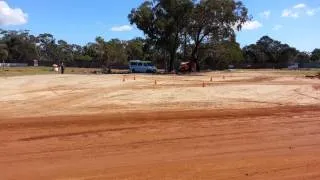 Ktm50 on long track.