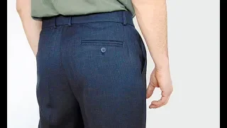 2 Как сшить задний карман на мужских брюках