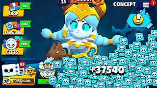 😍COMPLETE 37540 CREDITS✅🎁|Brawl Stars FREE GIFTS🍀/CONCEPT