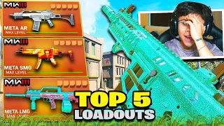 *NEW* TOP 5 META LOADOUTS after SEASON 4 UPDATE! 👑 (Warzone 3 Meta Loadouts) MW3