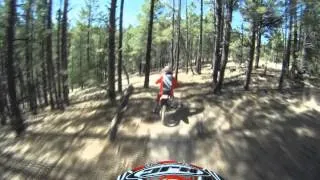 Riding Dirt Bikes,Fort Valley Trails OHV, GoPro