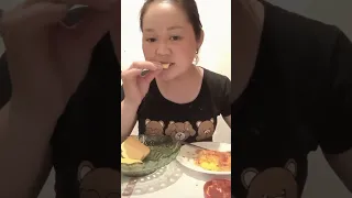 ♥️MUKBANG♥️🍳С омлетом🍳кызыкты ангыммен🌺