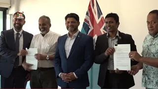 Fijian Attorney-General officiates at signing of transfer between FNPF and WAF