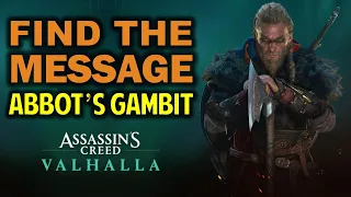 The Abbot's Gambit: Find and Get the Message | Assassin's Creed Valhalla