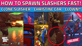 GTA 5 How To Spawn Clone Slasher FAST! Christine Phantom Car, Slashers, Doppelganger Locations, Map