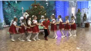 Танец "Валенки" на Новом Году в детском саду