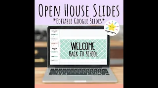 How To Edit The Open House Slides/Meet The Teacher Night Presentation