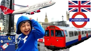 Johny's Subway Train Ride On London Underground Metro Subway Train