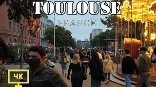 4K WALK TOULOUSE Le CAPITOLE France Pt 2 | 4K