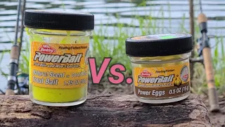 PowerBait Power Eggs Vs. Original Powerbait! (Bottom Fishing Trout)