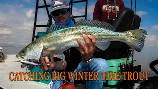 Catching Big Winter Time Trout