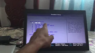 Arrancar desde un usb en una  Lenovo Thinkpad