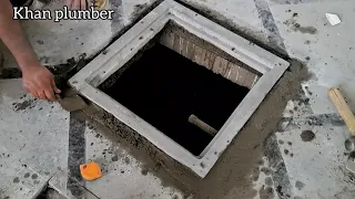 how we fix manhole cover full video