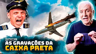 As últimas palavras dos pilotos prestes a cair com seus aviões!