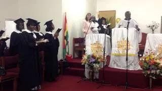 Christ The King Gh. Methodist sings Easter hymn