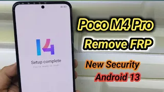 Poco M4 Pro Miui 14 Android 13 FRP Google Accounts Bypass Without Pc New Security