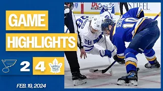 Game Highlights: Maple Leafs 4, Blues 2