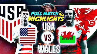 wales vs USA 0-2 Full Match Highlights, FIFA World Cup Today Match Highlights