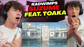 This is too BEAUTIFUL!!! | Our First Time Reacting To RADWIMPS - Suzume feat. Toaka [Lyric Video]