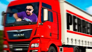 PAPI GAVI JUEGA A SIMULADOR DE CAMIONERO